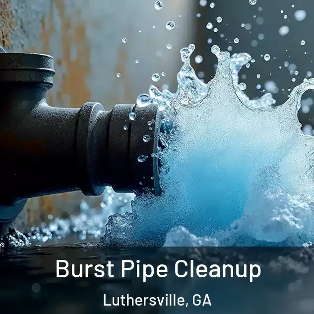  Burst Pipe Cleanup Luthersville, GA