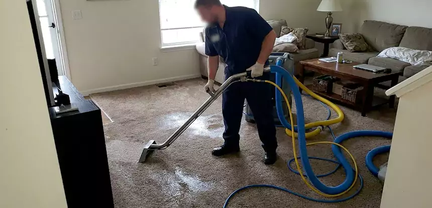 Flooded Basement Carpet Cleanup Luthersville 