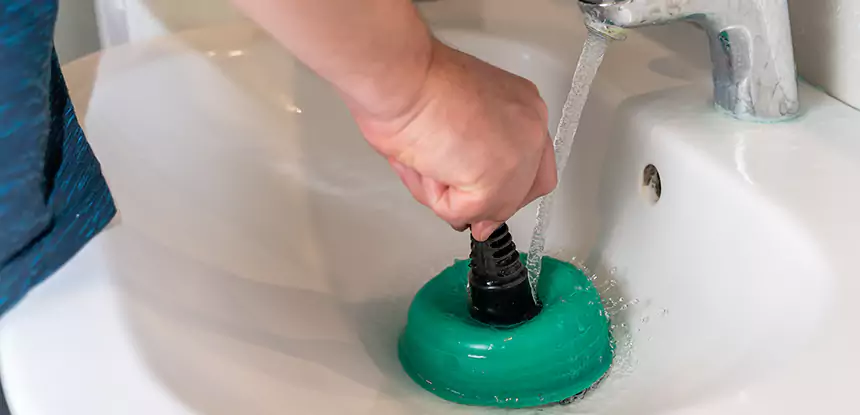 Sink Standing Water Blockage Removal in Luthersville