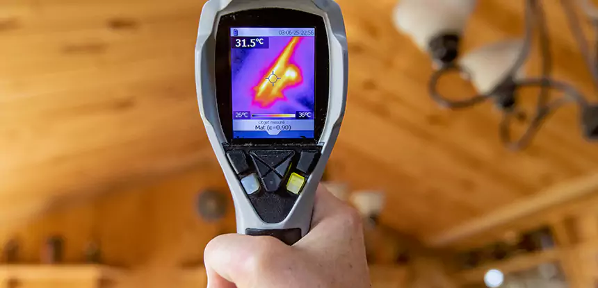 Infrared Camera Roof Leak Detection in Luthersville